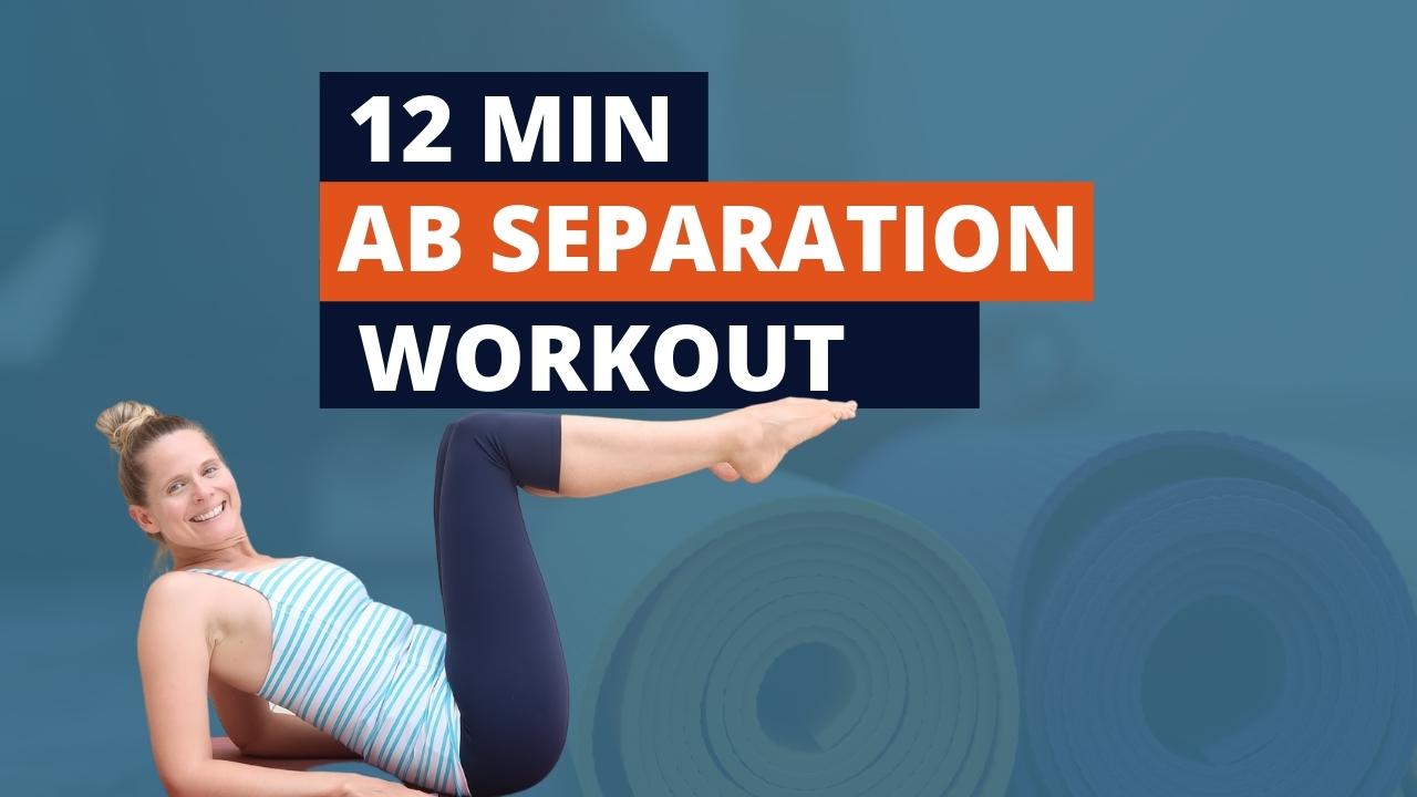 12 minute abdominal separation workout